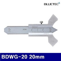 블루텍 4011873 용접게이지 BDWG-20 20mm 60 70 80 90˚ (1EA), 1