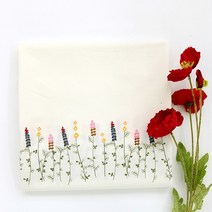 면20수 광목 자수원단) 가드너리 F8