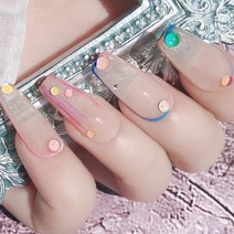 버블스톤 비누방울 거품 유리알스톤 사이즈믹스 버블파츠 네일아트 레진아트, 수량, 09.핑크