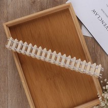 접이식 나무울타리 화단울타리 원목울타리 방부목울타리 DIY 미니 작은 울타리 장벽 나무 공예 미니어처, 1PCS 3CMX10CM