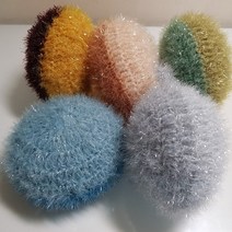 국내산 핸드메이드 다크호빵 수세미세트(1세트-5개) 퍼시몰수세미 다크 호빵 수세미세트(1세트-5개), 5개, 1세트