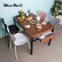 체어센스 국산 750X1200 플라스틱 수저통 식탁 테이블, 01 자연무늬