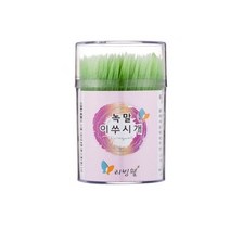 리빙웰 녹말 이쑤시개 원통 중, 250개입, 2개