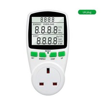 진동 측정기 진동계 디지털 전력계 에너지 미터 전기 전력계 소켓 전기 테스터 미국 영국, 영국 플러그
