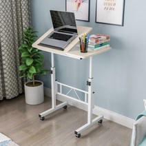 스티브데스크 초강력 각도와 높이조절 다용도 스탠딩책상, 라이트브라운