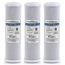 Hydronix HX-CB-25-1010/3 Reverse Osmosis Drinking NSF Coconut Carbon Block Water Filter 2.5 x 10 1, 1