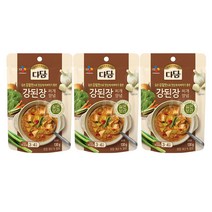 다담 강된장 찌개양념, 130g, 3개