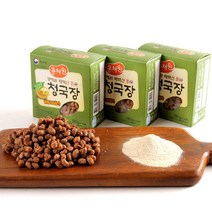 더조은푸드 [콩채원] 태백산 청국장 190g(청국장170g+스프20g) x 3개, 단품없음