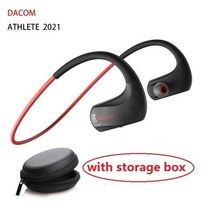 스테레오 블루투스 무선 경량 헤드폰 헤드셋오리지널 Dacom Athlete 블루투스 헤드셋 터치 컨트롤 무선 헤