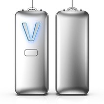 2pcs USB 개인 웨어러블 공기 청정기 목걸이 미니 휴대용 공기 청정제 Ionizer 음이온 발전기, 하나, 은