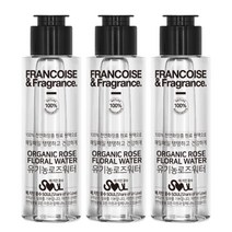 프랑스와즈 유기농 로즈워터 원액 100% 장미수토너 100ml 1+1+1, 3개