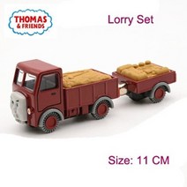 모든 토마스와 친구들 기차 트랙 세트 장난감 제임스 듀크 펫시 헨리 1:43 합금 자기 기차 캐리지 모델 아이 교육 완구, 14 트럭 세트