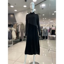 [보브] 언발란스 벨벳 하이넥 원피스 7122437500 뉴코아일산