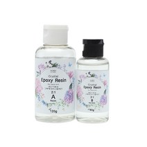 레진아트용 크리스탈에폭시레진 180g 세트(AB타입)