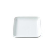 MUJI 무인양품 백자 정사각 접시 S, 1개
