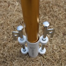 캠핑이즈몰 폴대지킴이 렉타타프 헥사 설치 텐트팩 로프 캠핑폴 랜턴스탠드, 폴대지킴이28-2p