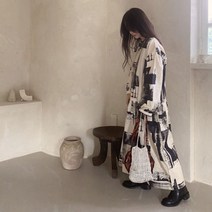 오조드파파 드로잉원피스