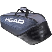 165737 테니스가방 HEAD 조코비치 6R 콤비 테니스 백 그레이 블랙, Black
