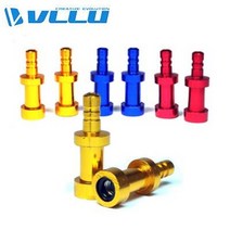 블루 칼라 알루미늄 밸브아답터(1개)/CNC가공/아노다이징칼라