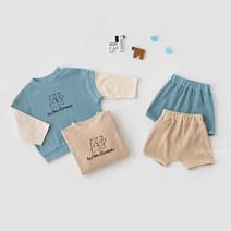 (베베르망) 곰돌배색상하세트[세트BEHA289D]