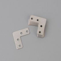 10P 40x40mm ㄱ자평철 앵글 연결브라켓 고정쇠 철물