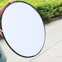 야외 실내 촬영소품 조명 원형 반사판 실내인테리어, 중(80cm)
