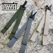 리틀스토어 2단 배낭손잡이 배낭끈 등산 배낭 보조 용품 백패킹 산행 트레킹 가방 국내생산제품, 단색형 블랙팬던트