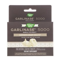 네이쳐스웨이 갈리나스 5000 320mg 100정 장용정 갈릭 마늘 알리신 알긴산나트륨