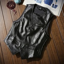 DIMUSI 가을 남성 조끼 코트 패션 PU 가죽 민소매 재킷 캐주얼 아웃웨어 바이커 가죽 조끼 남성 의류