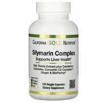 캘리포니아 골드 뉴트리션 실리마린 콤플렉스 밀크시슬 엉겅퀴 추출물 300MG 120캡슐