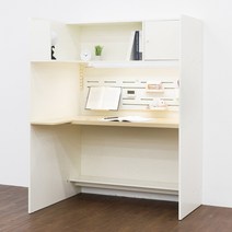 스터디스타 독서실책상 와이드 1200 라이트 크림화이트 왼쪽선반, 크림화이트 왼쪽선반453478 34