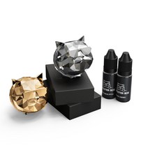 갱스터박스 고양이 방향제 리필킷, 클린코튼[10ml 액상킷+테라코타]