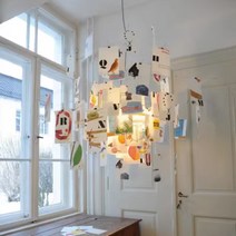 조명 마우러 천장 제틀즈 잉고 펜던트조명 샹들리에, 지름 80CM
