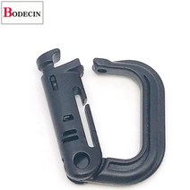 배낭 버클 샤클 웨빙 스냅 잠금 카라비너 육군 D 링 클립 플라스틱 산악 등반 퀵드로우 몰 야외, C4 4PCS