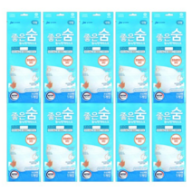 JW중외제약 좋은숨 KF94 마스크 10매 국내 제약회사 유통제품, 1매입, 160매, 화이트
