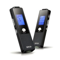XPOD 소형녹음기 XP-50N 보이스레코드 녹음기 8GB 포함 이어폰증정, 블랙, XPOD XP50N