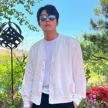 남여공용 가을 가디건 오버핏 브이넥 얇은 가디건