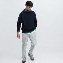 유니클로 남자 트레이닝 바지 울트라 스트레치 드라이 EX 테이퍼드 팬츠 그레이 츄리닝 460655