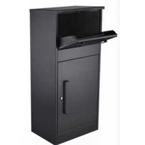 무인택배 보관함 우편함 택배 편지함 문앞 헌옷 수거, 표준모델 - 블랙