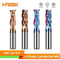 합금 텅스텐 스틸 밀링 카바이드 엔드 밀 커터 C 머시닝 코팅, 01 1pc HRC55 2F_18 d16xD16x100