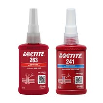 견고한 50ml 록타이트 241 스레딩 락킹 에이전트 파란색 중간 강도 나사 접착제 제거 가능 272 271 277 290, 10 241 and 263