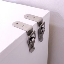 90도 걸고리 토글래치_1P 코너잠금장치 매미걸이 버클, 무잠금, 1개