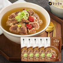 강강술래 훔채움 뼈없는갈비탕600g 5팩, 단품