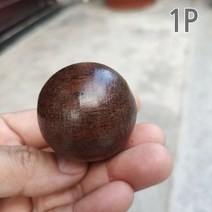 4cm (원목 지압볼 A타입 볼 1p) 원목 향목 마사지볼 지압 스틱 맛사지 안마기