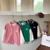 바로배송 스타디움 베이스볼점퍼 키즈야구잠바 데일리패션 나들이코디 초겨울룩 항공점퍼