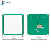 풀사이즈 맞춤형 커넥터 및 케이블 길이 UHF RFID 860-960Mhz 1-5.5dBi 리더 모듈용 세라믹 안테나, 31 50mm MMCX (EU)
