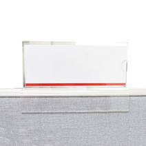 사무실 파티션 이름표 명패 명판 15x7cm 폭45mm 개별포장