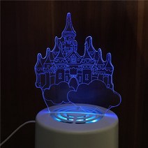 3D 모기퇴치등 usb광촉매 모기퇴치기 무음자조명 가정용 모기잡기 회사 경품, 하늘 도시 (모기 킬러)