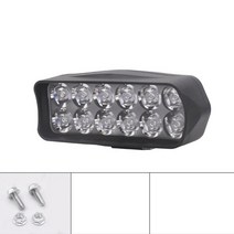 전기 자전거 부품 호환 12V-80V 전자 프론트 라이트 오토바이 LED 헤드 라이트 슈퍼 브라이트 세발 램프 8/12/16 Led 사이클링, Type A 12LED