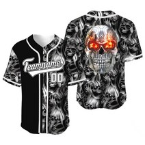 야구복반티 야구반티 반티야구복 야구 셔츠 레트로 저지 남자 블랙 화이트 화난 해골 힙합 스트리트 블랭크 티셔츠 플러스 사이즈 디자인 티셔츠 스포츠